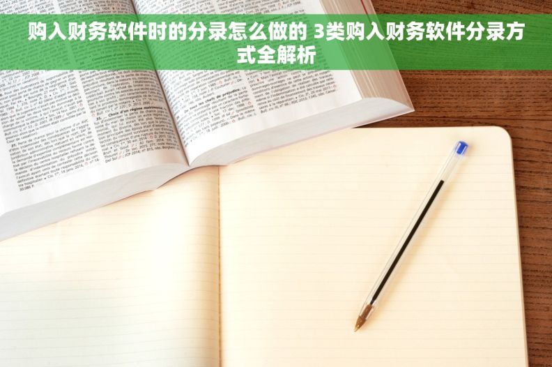 购入财务软件时的分录怎么做的 3类购入财务软件分录方式全解析