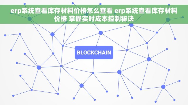 erp系统查看库存材料价格怎么查看 erp系统查看库存材料价格 掌握实时成本控制秘诀 erp系统查看库存材料价格怎么查看 erp系统查看库存材料价格 掌握实时成本控制秘诀