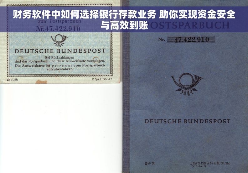 财务软件中如何选择银行存款业务 助你实现资金安全与高效到账 财务软件中如何选择银行存款业务 助你实现资金安全与高效到账