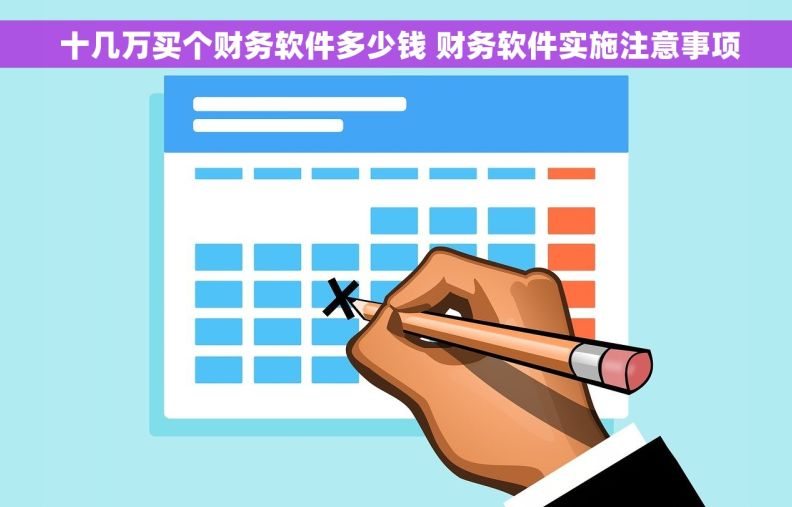  十几万买个财务软件多少钱 财务软件实施注意事项