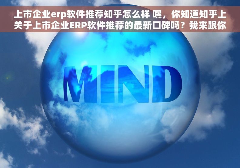 上市企业erp软件推荐知乎怎么样 嘿，你知道知乎上关于上市企业ERP软件推荐的最新口碑吗？我来跟你说说
