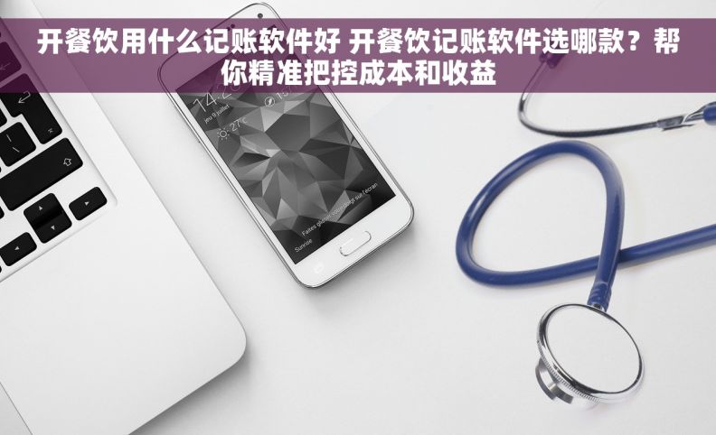 开餐饮用什么记账软件好 开餐饮记账软件选哪款？帮你精准把控成本和收益