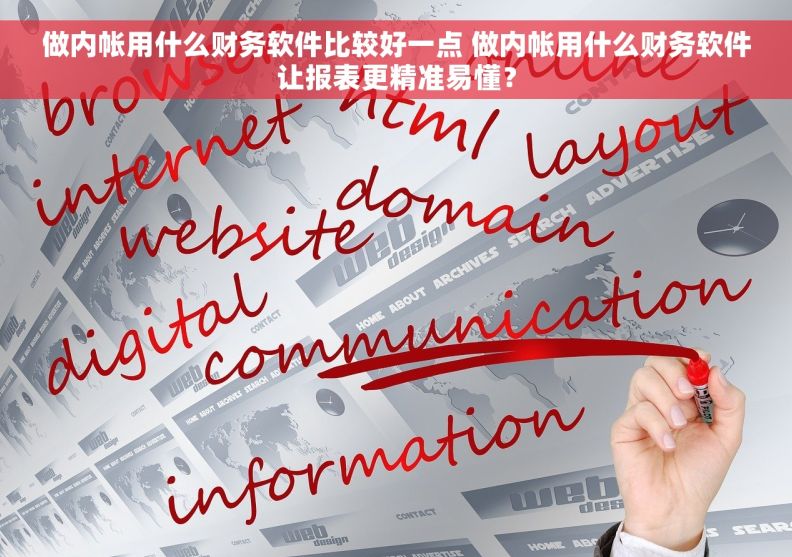 做内帐用什么财务软件比较好一点 做内帐用什么财务软件让报表更精准易懂？