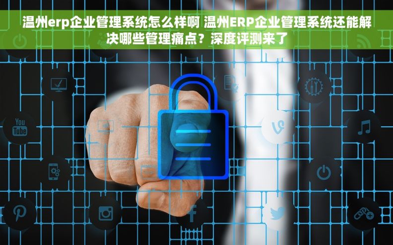 温州erp企业管理系统怎么样啊 温州ERP企业管理系统还能解决哪些管理痛点？深度评测来了