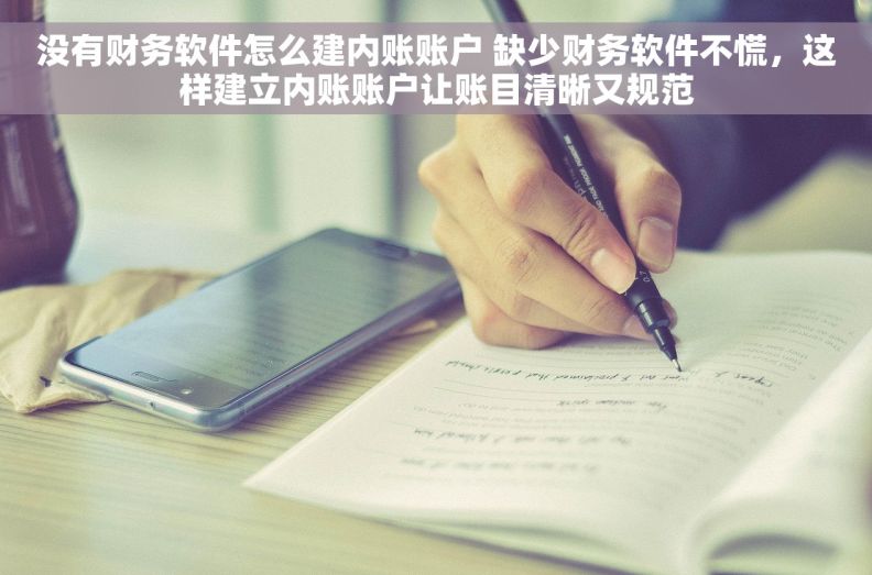 没有财务软件怎么建内账账户 缺少财务软件不慌，这样建立内账账户让账目清晰又规范