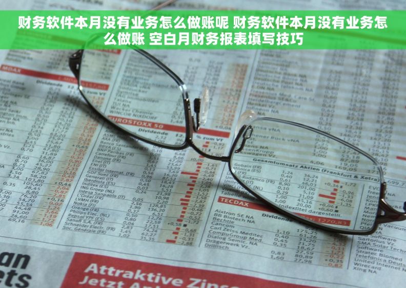财务软件本月没有业务怎么做账呢 财务软件本月没有业务怎么做账 空白月财务报表填写技巧