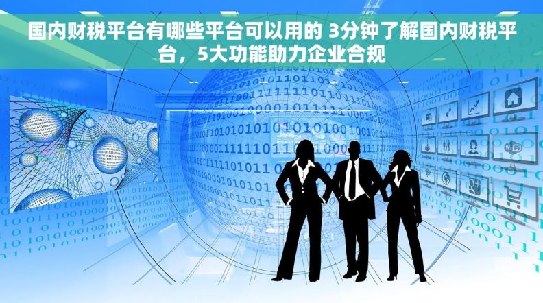 国内财税平台有哪些平台可以用的 3分钟了解国内财税平台，5大功能助力企业合规