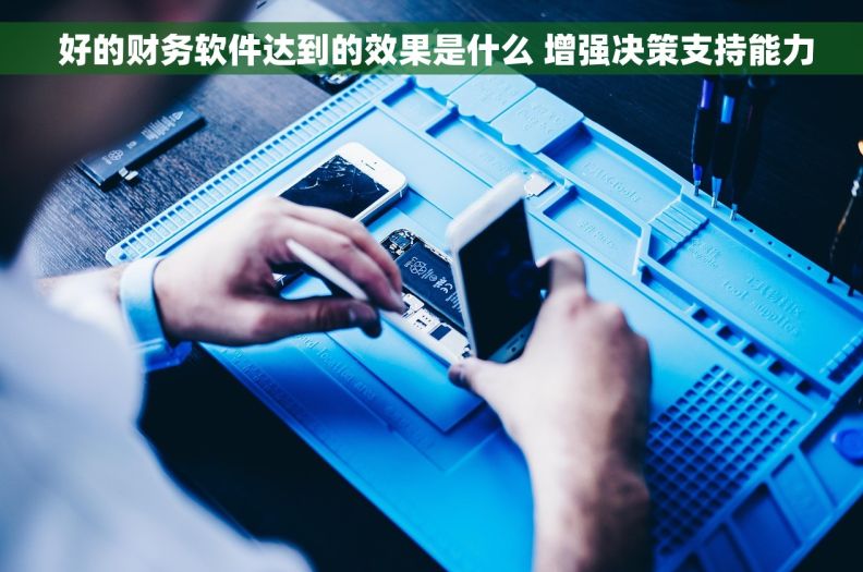  好的财务软件达到的效果是什么 增强决策支持能力