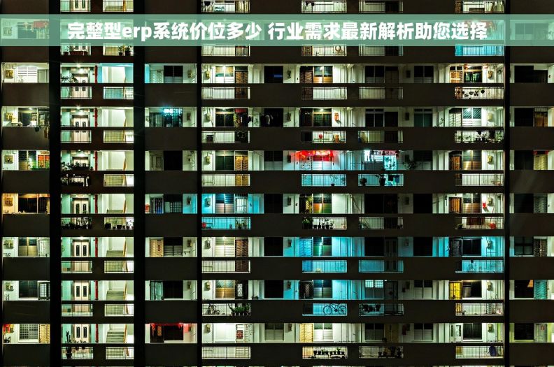 完整型erp系统价位多少 行业需求最新解析助您选择