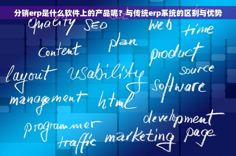 分销erp是什么软件上的产品呢?与传统erp系统的区别与优势 分销erp是什么软件上的产品呢?与传统erp系统的区别与优势
