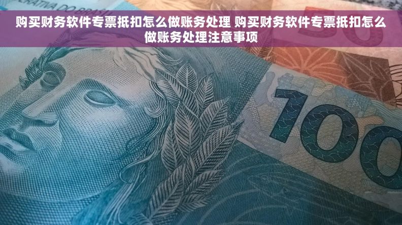 购买财务软件专票抵扣怎么做账务处理 购买财务软件专票抵扣怎么做账务处理注意事项