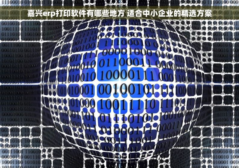 嘉兴erp打印软件有哪些地方 适合中小企业的精选方案 嘉兴erp打印软件有哪些地方 适合中小企业的精选方案