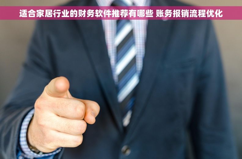 适合家居行业的财务软件推荐有哪些 账务报销流程优化