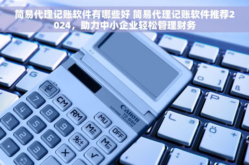 简易代理记账软件有哪些好 简易代理记账软件推荐2024，助力中小企业轻松管理财务