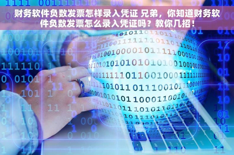 财务软件负数发票怎样录入凭证 兄弟，你知道财务软件负数发票怎么录入凭证吗？教你几招！