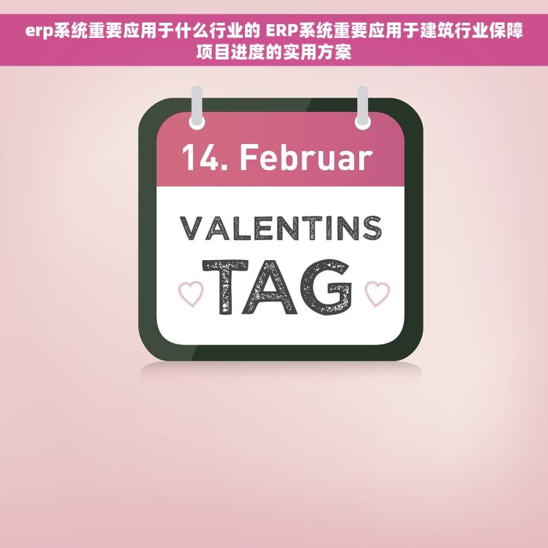 erp系统重要应用于什么行业的 ERP系统重要应用于建筑行业保障项目进度的实用方案