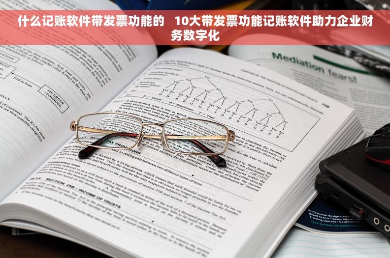 什么记账软件带发票功能的   10大带发票功能记账软件助力企业财务数字化