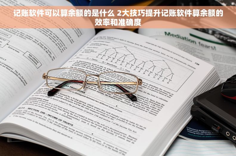 记账软件可以算余额的是什么 2大技巧提升记账软件算余额的效率和准确度 记账软件可以算余额的是什么 2大技巧提升记账软件算余额的效率和准确度