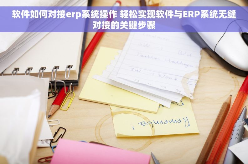 软件如何对接erp系统操作 轻松实现软件与ERP系统无缝对接的关键步骤