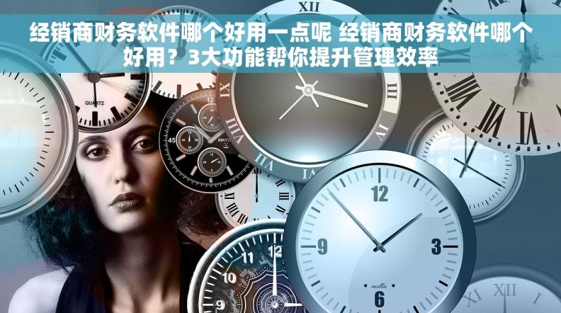 经销商财务软件哪个好用一点呢 经销商财务软件哪个好用？3大功能帮你提升管理效率