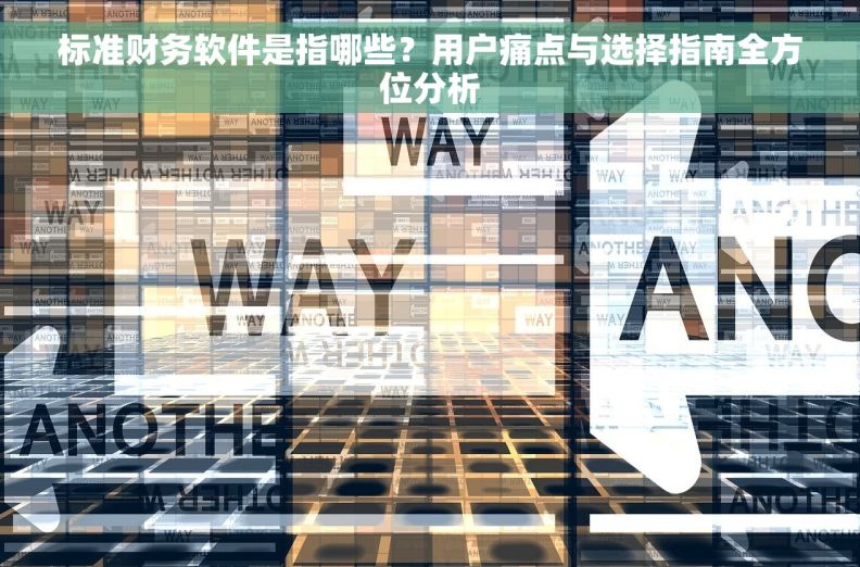 标准财务软件是指哪些?用户痛点与选择指南全方位分析 标准财务软件是指哪些?用户痛点与选择指南全方位分析