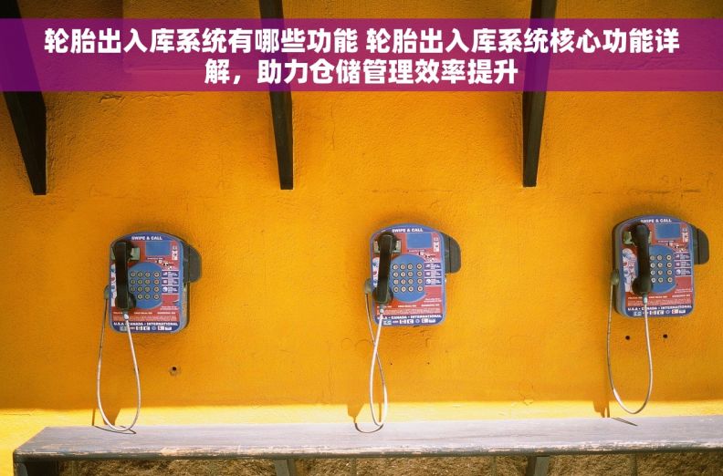 轮胎出入库系统有哪些功能 轮胎出入库系统核心功能详解,助力仓储管理效率提升 轮胎出入库系统有哪些功能 轮胎出入库系统核心功能详解,助力仓储管理效率提升
