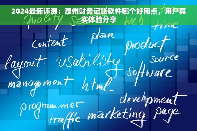 2024最新评测：泰州财务记账软件哪个好用点，用户真实体验分享