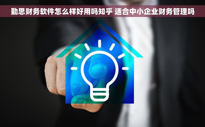 勤思财务软件怎么样好用吗知乎 适合中小企业财务管理吗
