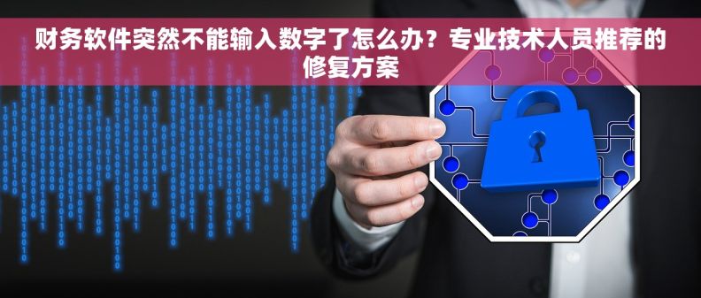财务软件突然不能输入数字了怎么办?专业技术人员推荐的修复方案 财务软件突然不能输入数字了怎么办?专业技术人员推荐的修复方案
