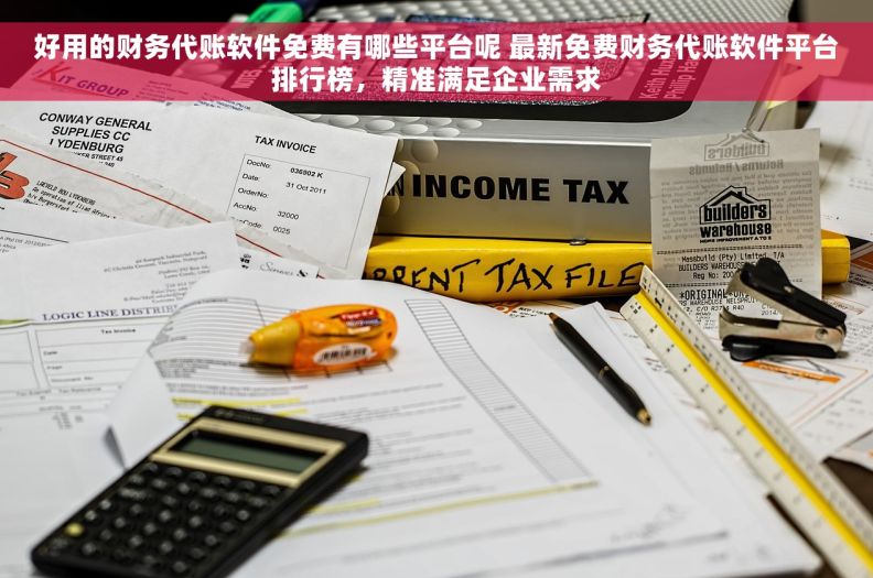 好用的财务代账软件免费有哪些平台呢 最新免费财务代账软件平台排行榜，精准满足企业需求