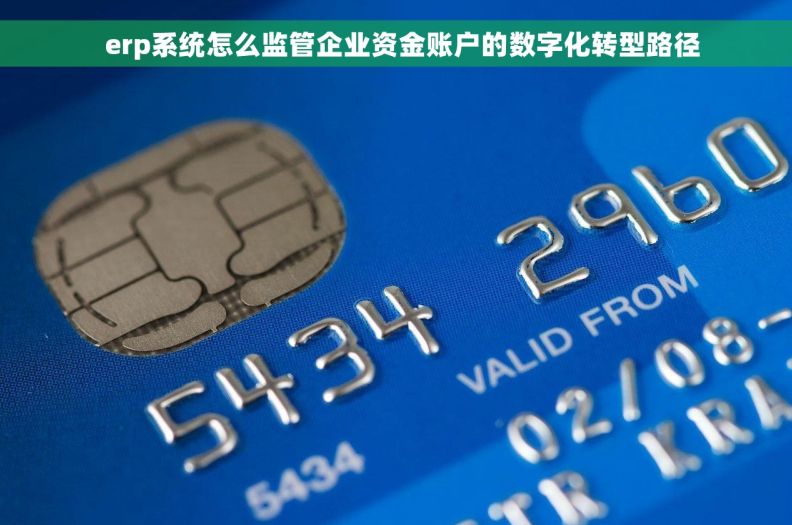   erp系统怎么监管企业资金账户的数字化转型路径