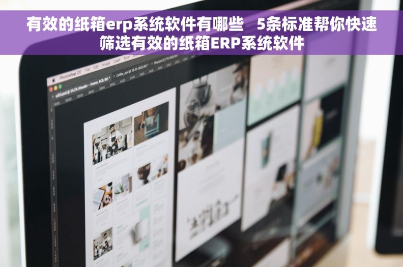 有效的纸箱erp系统软件有哪些 5条标准帮你快速筛选有效的纸箱ERP系统软件 有效的纸箱erp系统软件有哪些 5条标准帮你快速筛选有效的纸箱ERP系统软件