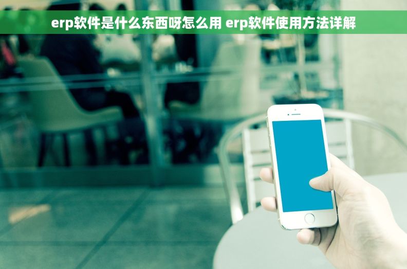 erp软件是什么东西呀怎么用 erp软件使用方法详解