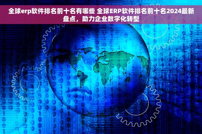 全球erp软件排名前十名有哪些 全球ERP软件排名前十名2024最新盘点，助力企业数字化转型