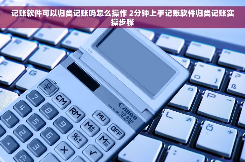 记账软件可以归类记账吗怎么操作 2分钟上手记账软件归类记账实操步骤