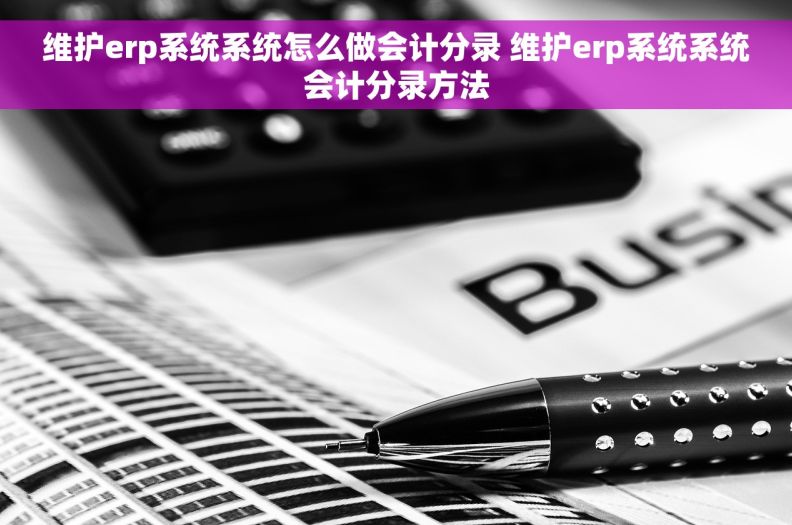 维护erp系统系统怎么做会计分录 维护erp系统系统会计分录方法