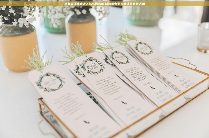 财务软件确定收入怎么做账的 畅捷通专业方案让账目更透明