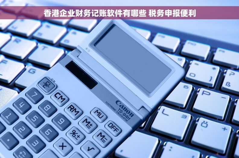 香港企业财务记账软件有哪些 税务申报便利