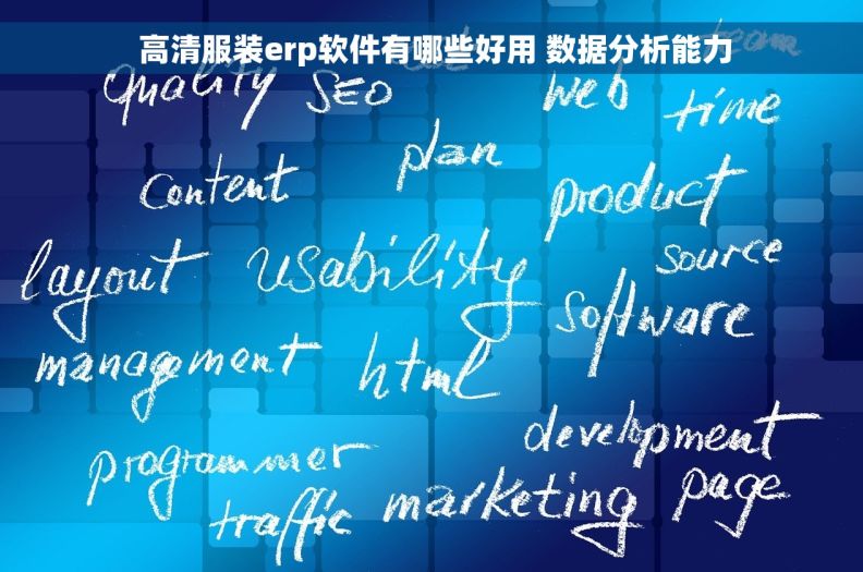  高清服装erp软件有哪些好用 数据分析能力
