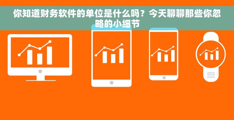 你知道财务软件的单位是什么吗？今天聊聊那些你忽略的小细节
