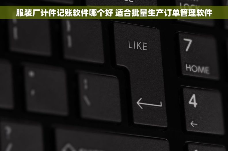 服装厂计件记账软件哪个好 适合批量生产订单管理软件
