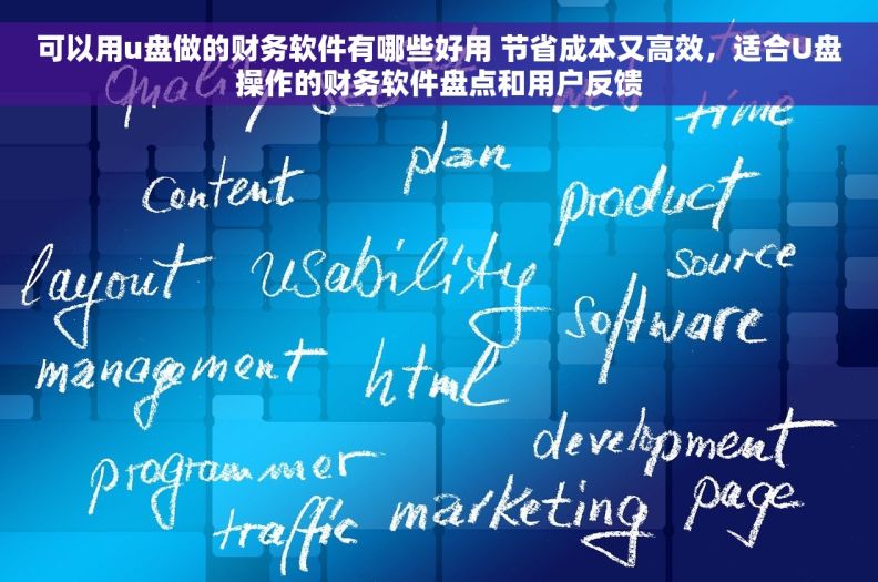 可以用u盘做的财务软件有哪些好用 节省成本又高效,适合U盘操作的财务软件盘点和用户反馈 可以用u盘做的财务软件有哪些好用 节省成本又高效,适合U盘操作的财务软件盘点和用户反馈